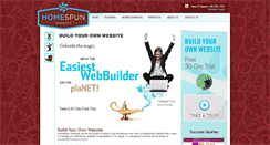 Desktop Screenshot of homespunwebsites.com